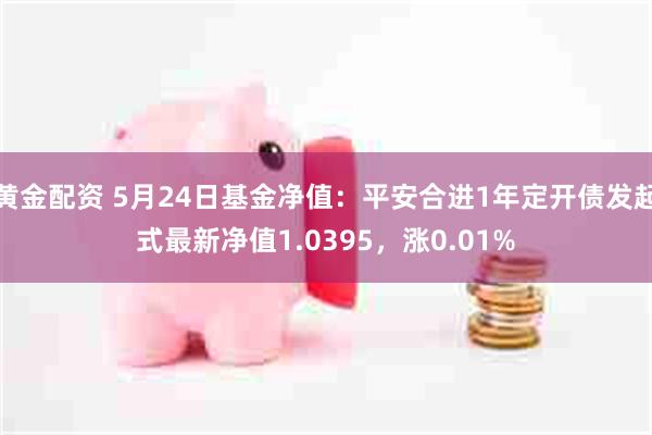 黄金配资 5月24日基金净值：平安合进1年定开债发起式最新净值1.0395，涨0.01%